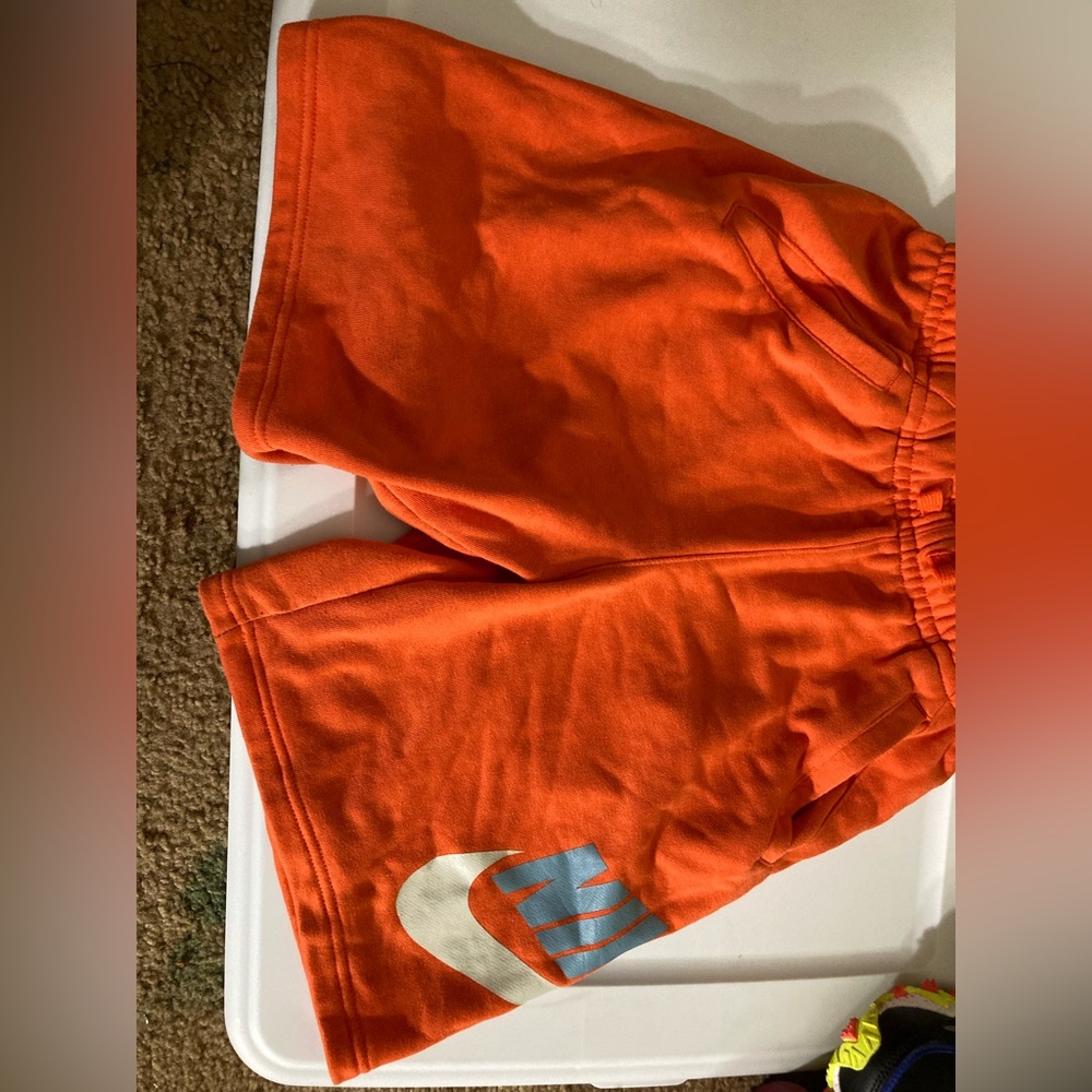 Bright Orange Nike Shorts